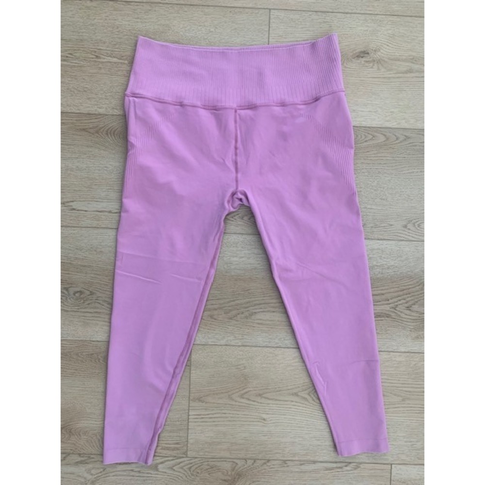 JoyLab Pink High Waisted Seamless Ribbed Leggings Womens XXL Workout Yoga